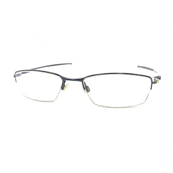 Oakley Transistor 22-235 Polished Black Half Rim Eyeglasses Frames 54-18 135 - Picture 8 of 12
